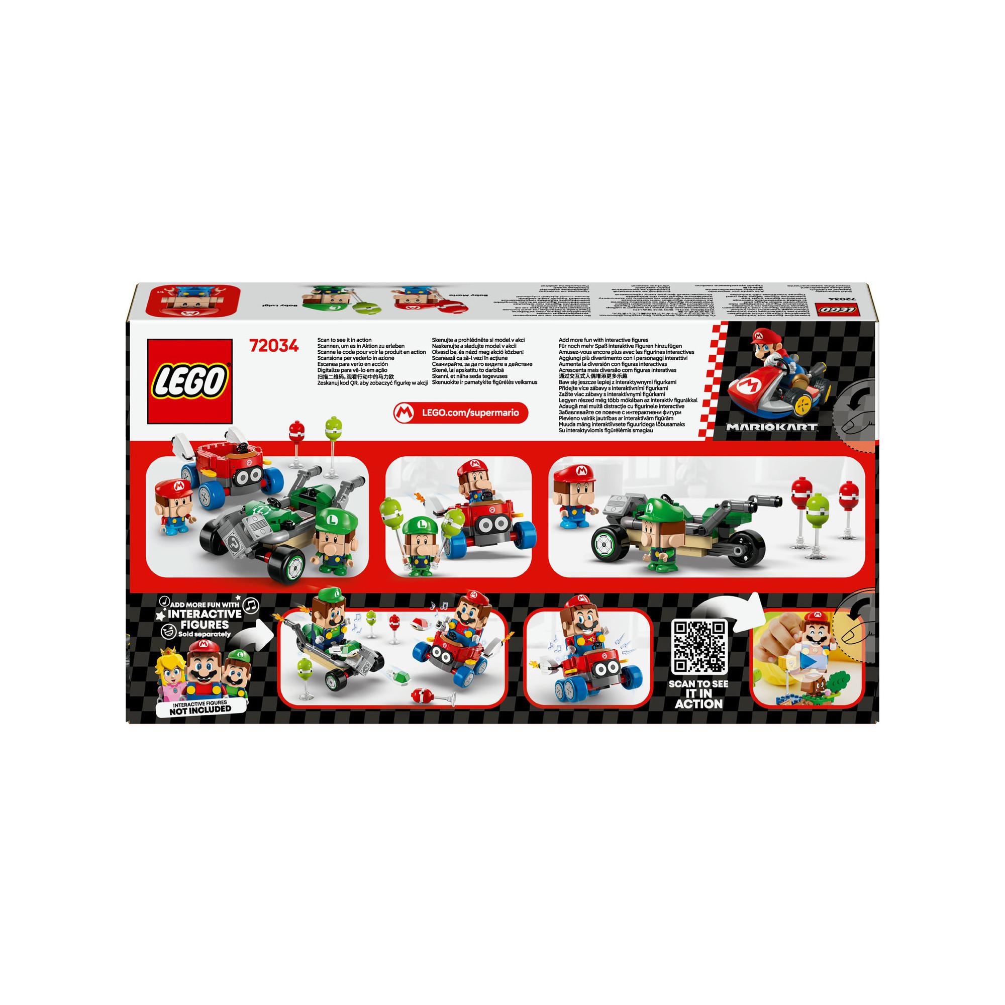 LEGO®  72034 Mario Kart™ – Baby Mario vs. Baby Luigi 
