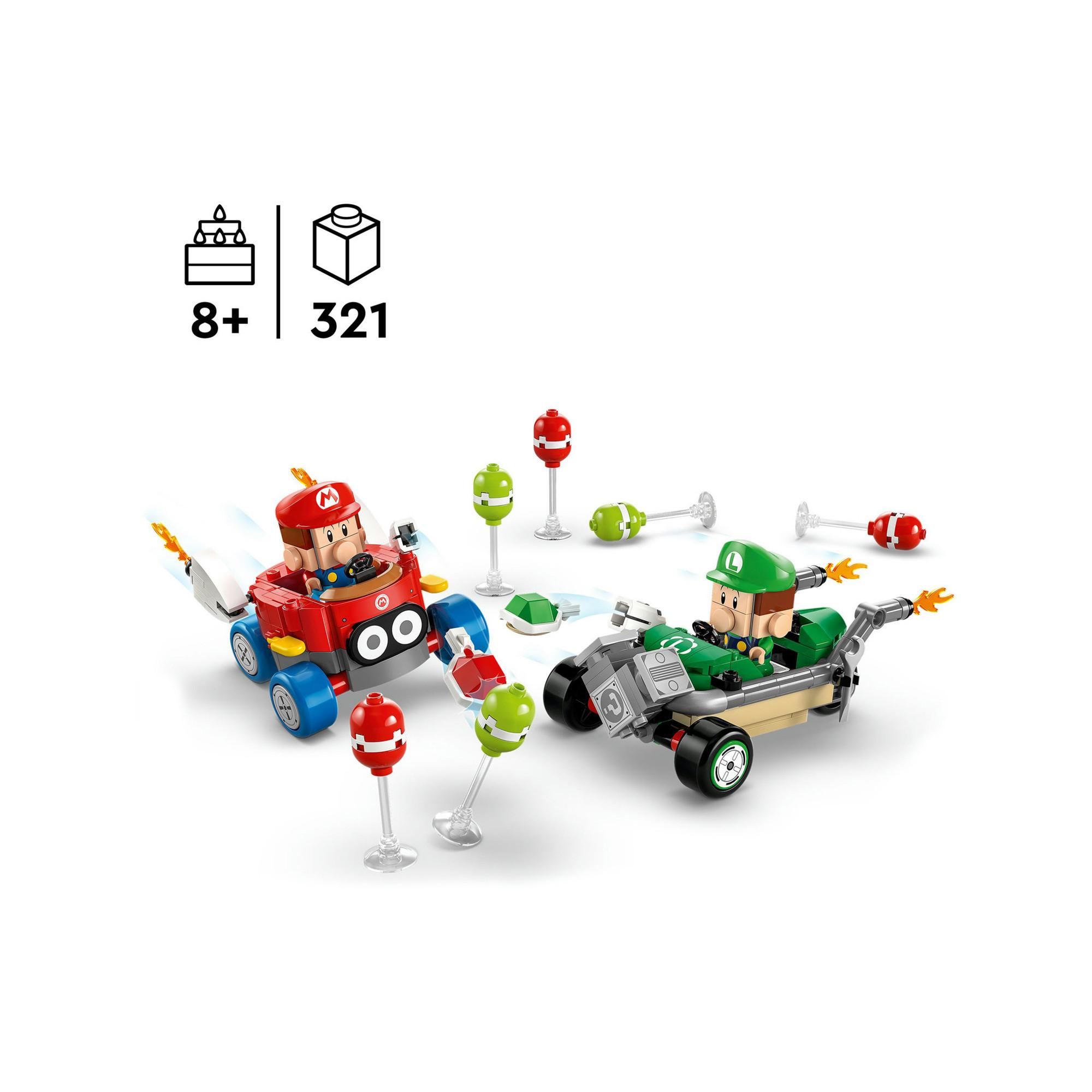 LEGO®  72034 Mario Kart™ – Baby Mario vs. Baby Luigi 