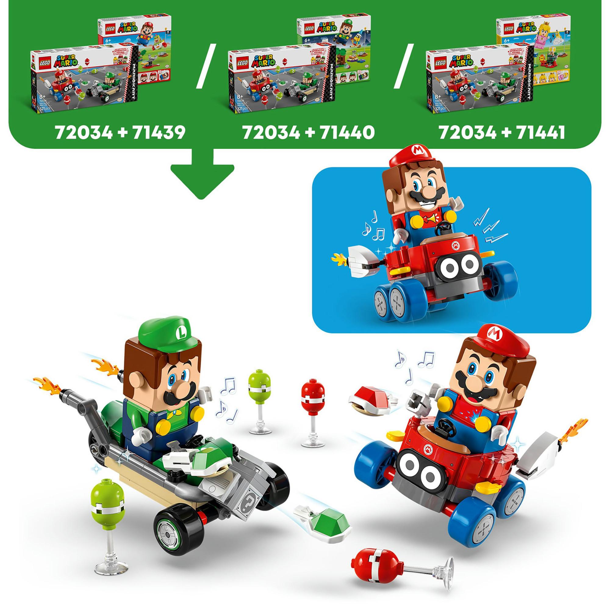 LEGO®  72034 Mario Kart™ – Baby Mario vs. Baby Luigi 