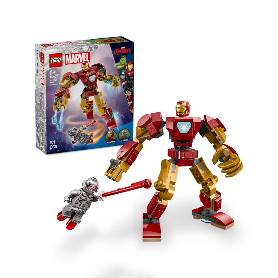 LEGO®   76307 Le robot d’Iron Man contre Ultron 