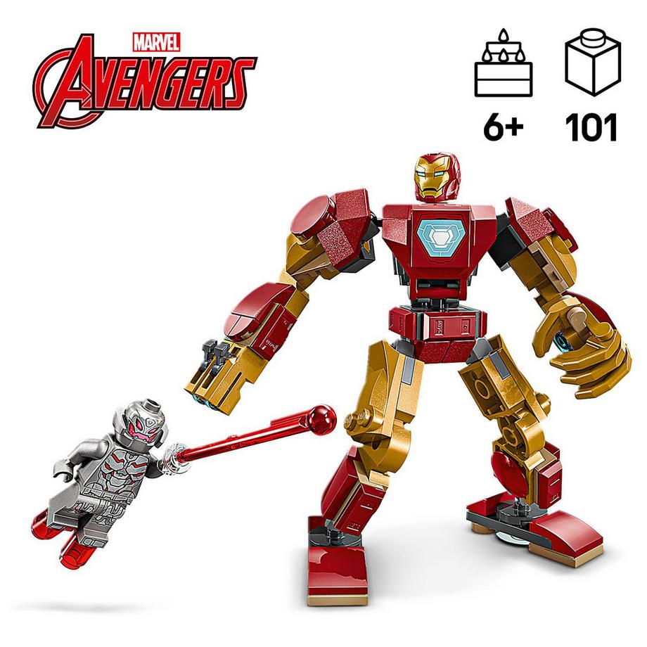 LEGO®   76307 Le robot d’Iron Man contre Ultron 