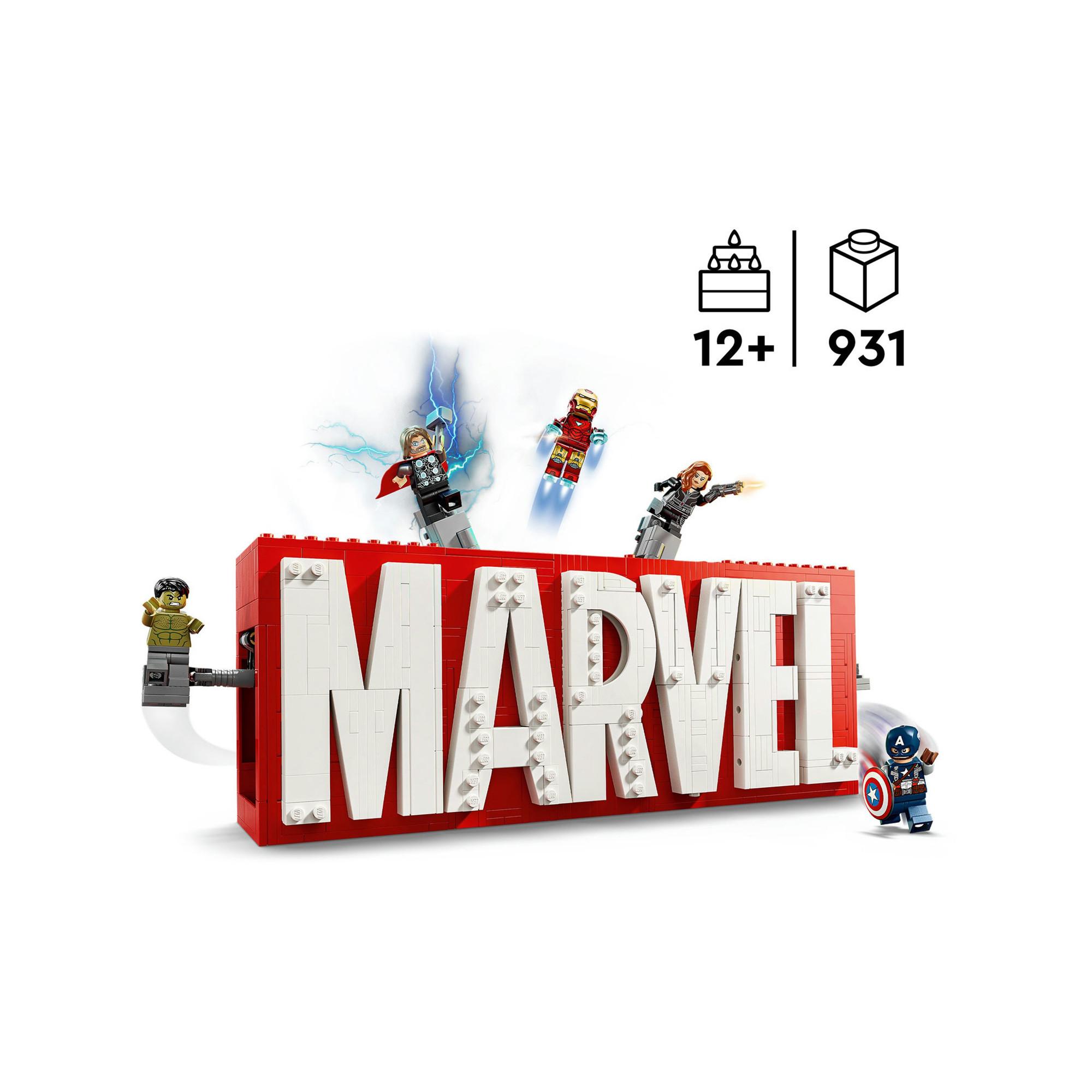 LEGO®  76313 Logo MARVEL et ses super-héros 