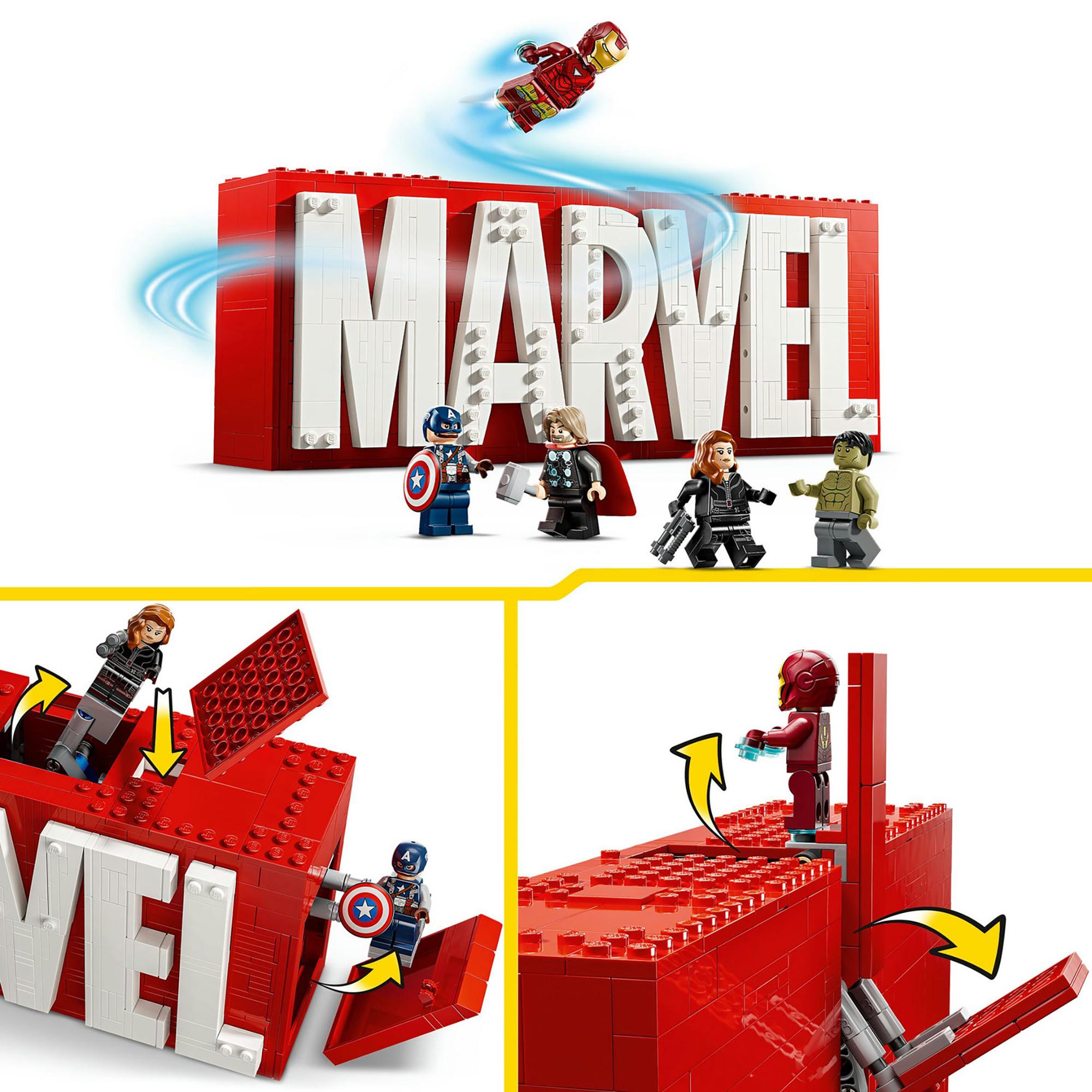 LEGO®  76313 Logo MARVEL et ses super-héros 