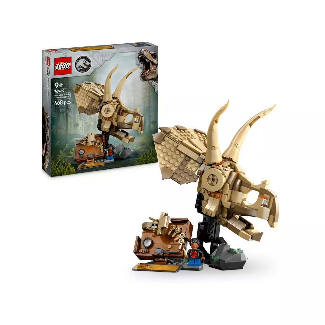 Lego Jurassic World Dinosaurfossiler: triceratops-hodeskalle 76969