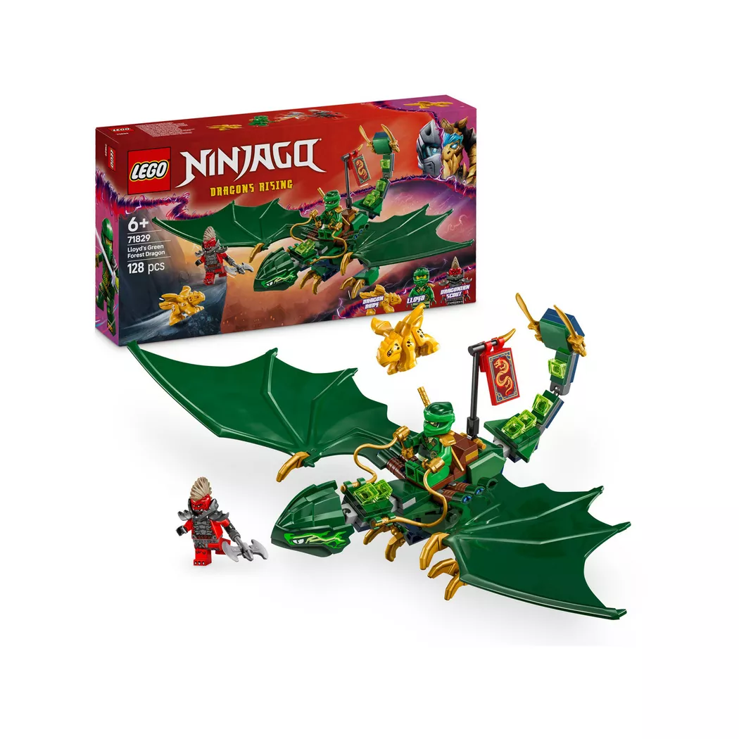 Lego Ninjago Lloyds gröna skogsdrake 71829