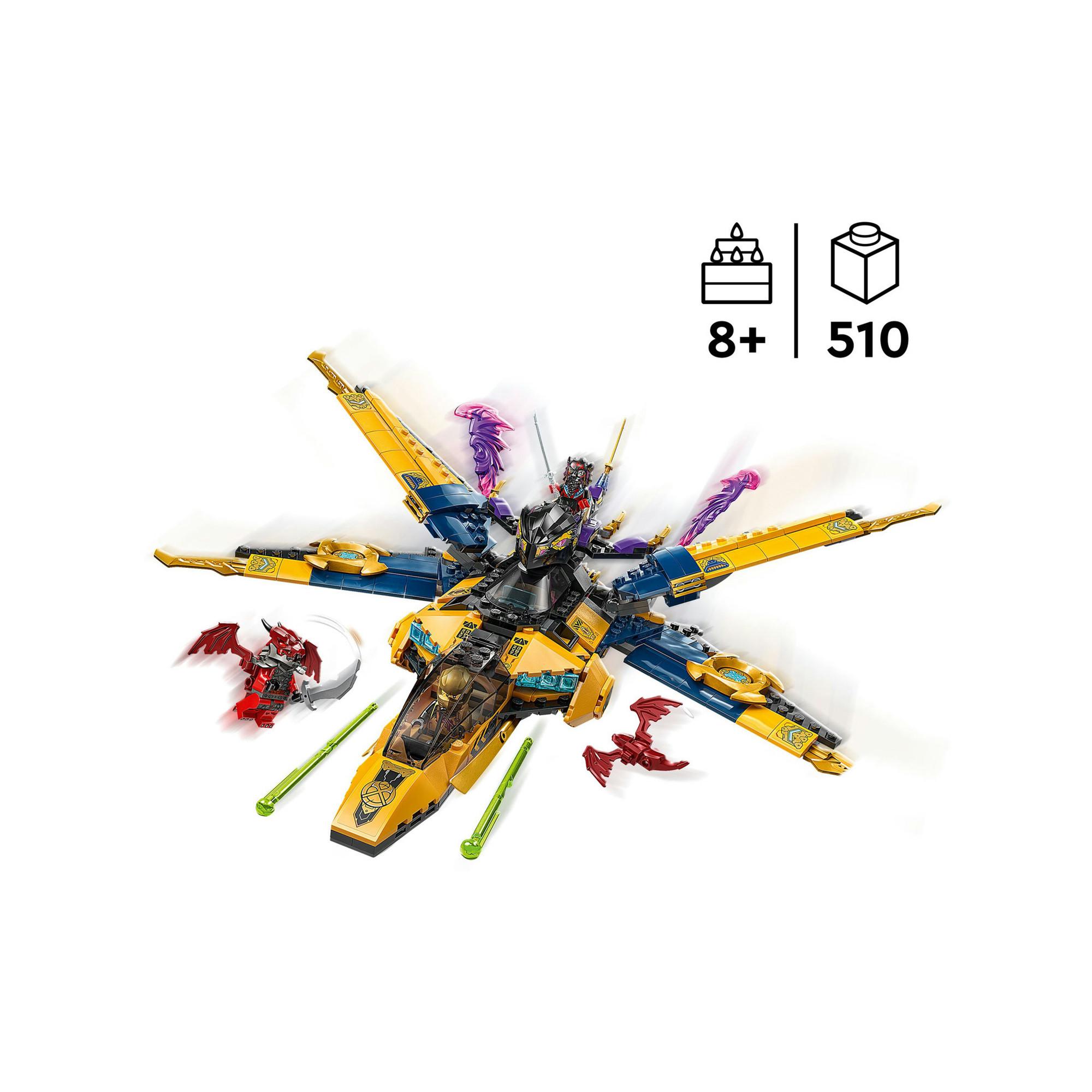 LEGO®  71833 Le super avion tempête de Ras et Arin 