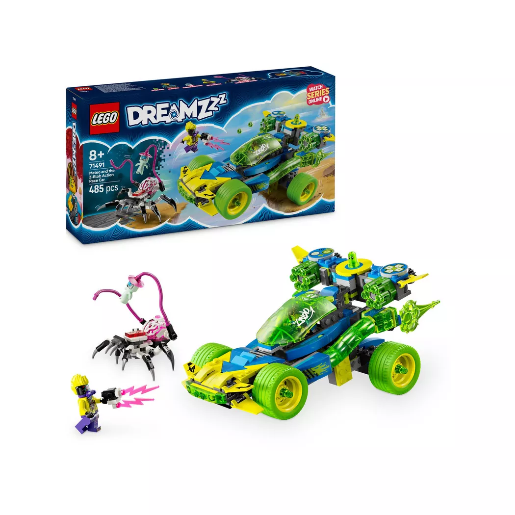 LEGO® - 71491 Mateo mit dem Z-Blob Action-Rennwagen, Multicolor