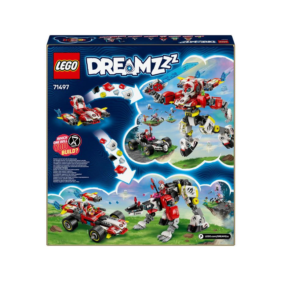 LEGO®  71497 Mech tigre di Cooper e Bolide di Zero 