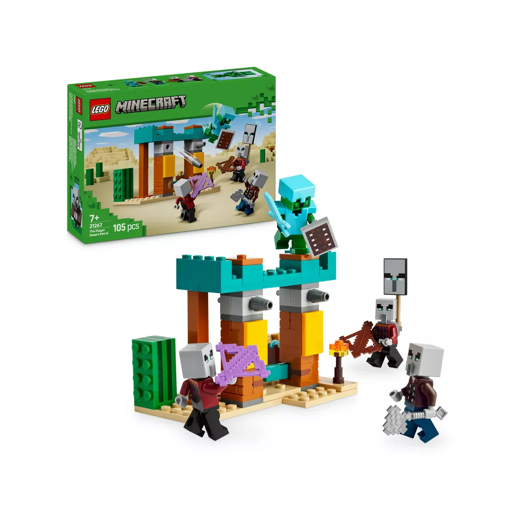 LEGO® Minecraft The Illager Desert Patrol Building Toy 21267