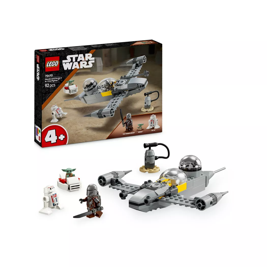 Lego Star Wars Mando og Grogus N-1 Starfighter 75410