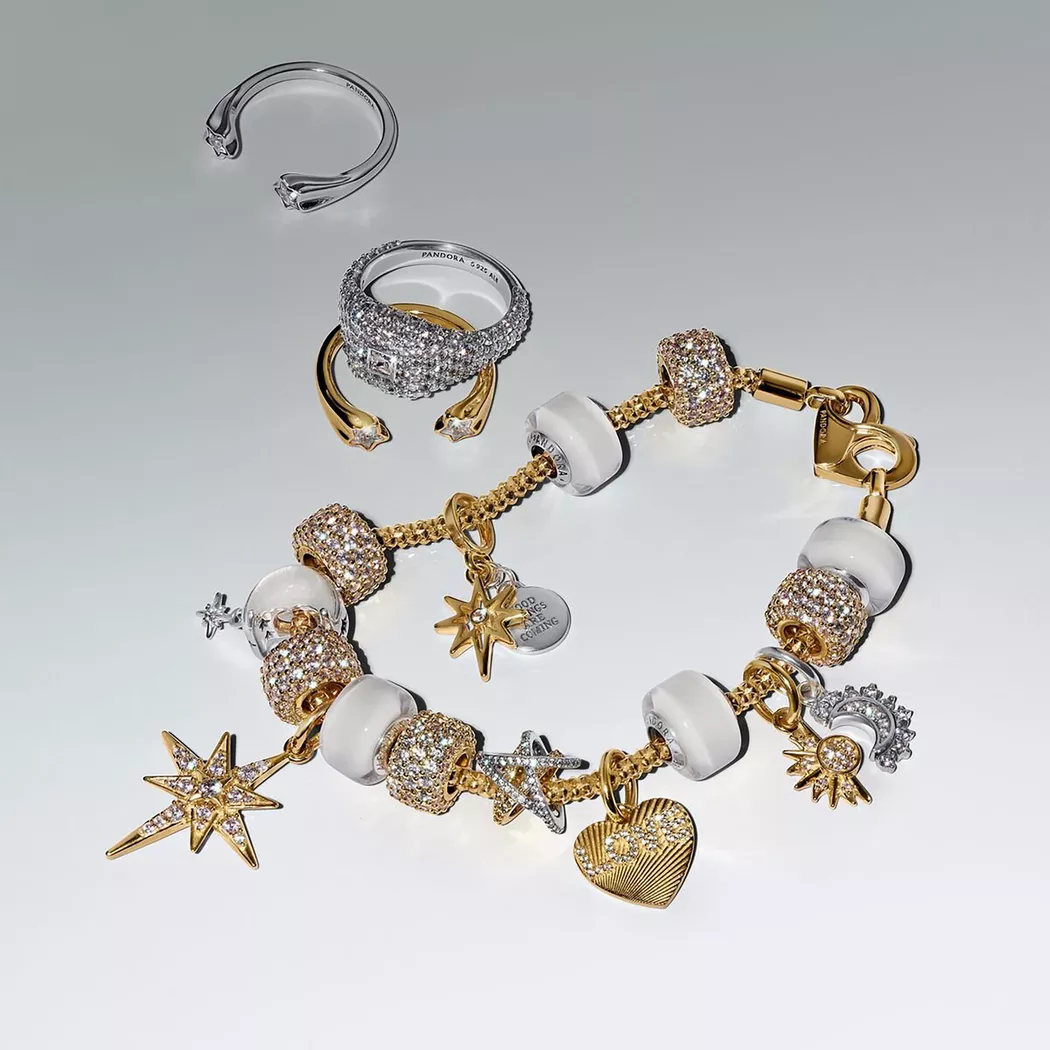 Pandora - Ring,  Moments, 56, Silber