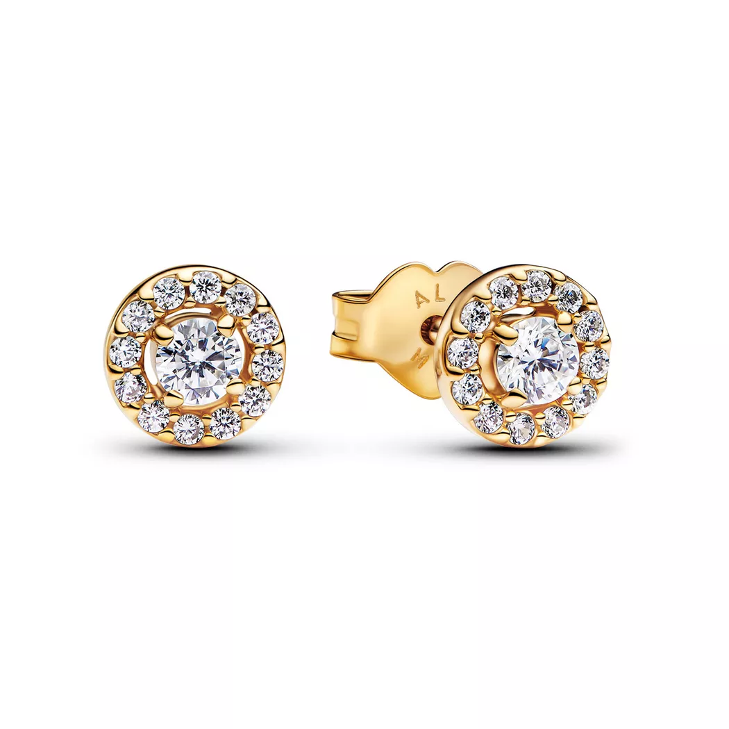 Pandora - Ohrstecker,  Timeless, One Size, Goldfarben 2