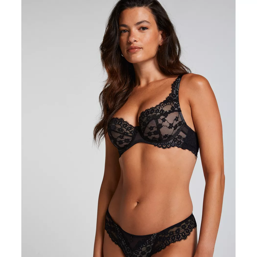 Hunkemöller - Bh, für Damen, Schwarz, Größe 80D 2