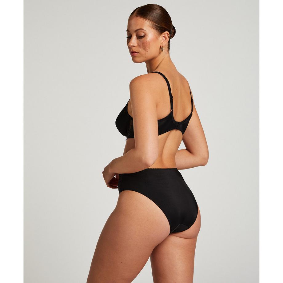 Hunkemöller Panty a Vita Alta con Ricamo Floreale  
