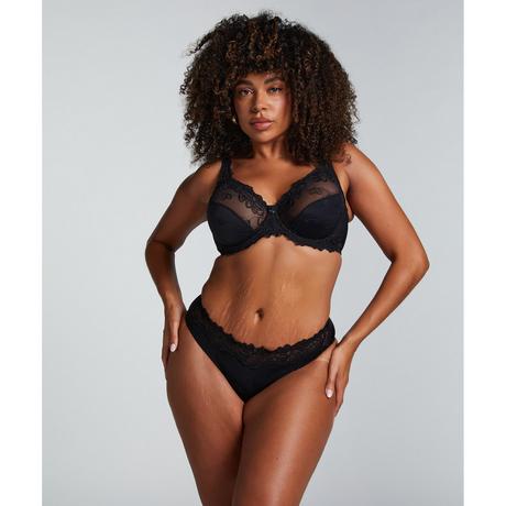 Hunkemöller Panty mit Blumenstickerei  