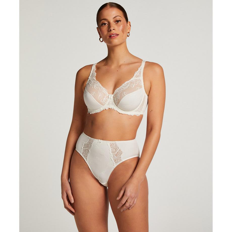 Hunkemöller Panty Taille Haute Broderie Florale  