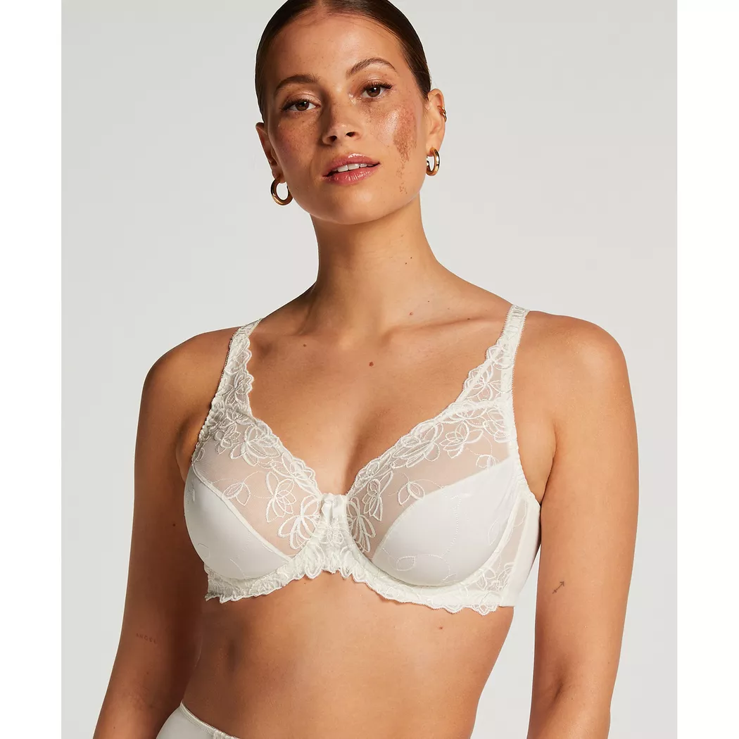 Hunkemöller - Bh, für Damen, Offwhite, Größe 90D