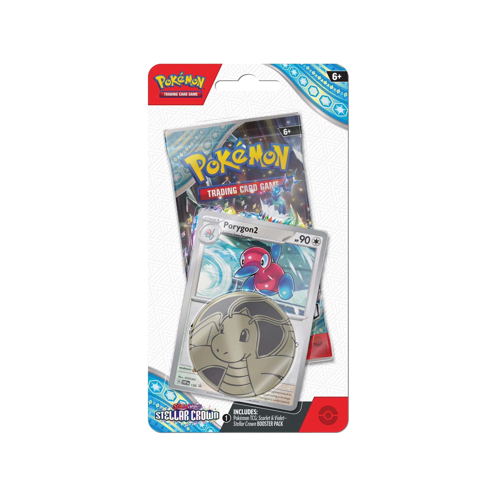 Pokémon  Scarlet & Violet – Stellar Crown Checklane Blister, assortiment aléatoire 