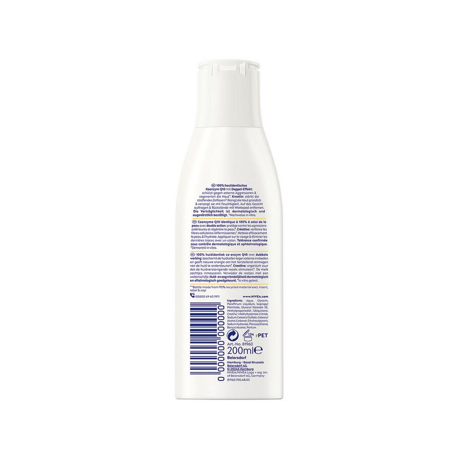 NIVEA  Face Cleansing Q10 Power Latte detergente antirughe 