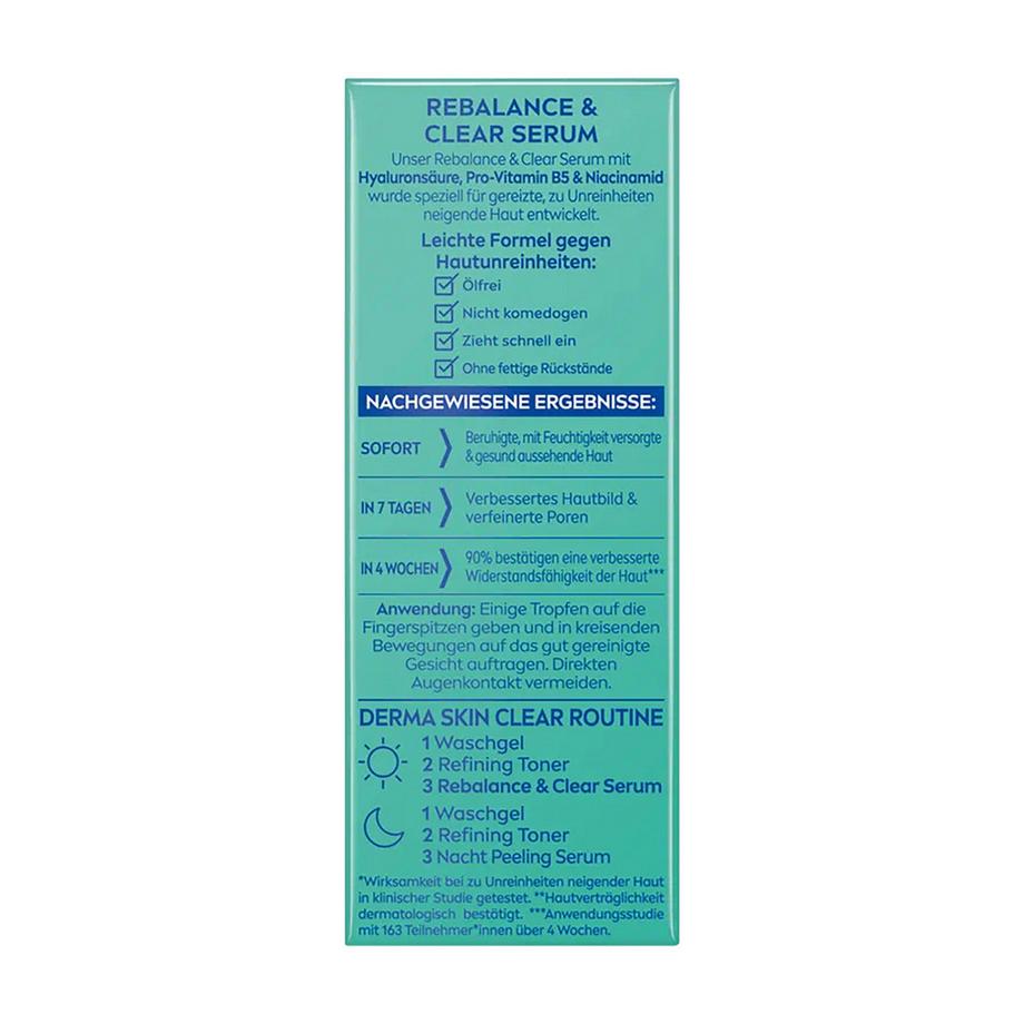 NIVEA  Derma Skin Clear Rebalance & Clear Serum 