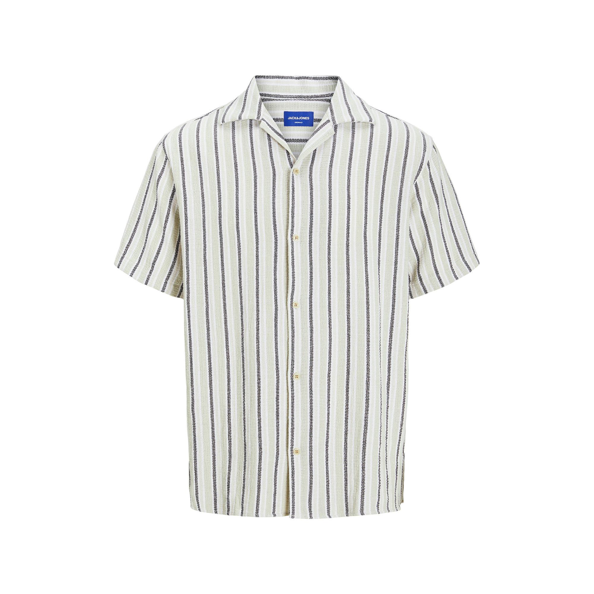 JACK & JONES JORCOBA STRIPE RESORT SHIRT SS SN Camicia a maniche corte 