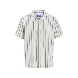 JACK & JONES JORCOBA STRIPE RESORT SHIRT SS SN Chemise, manches courtes 