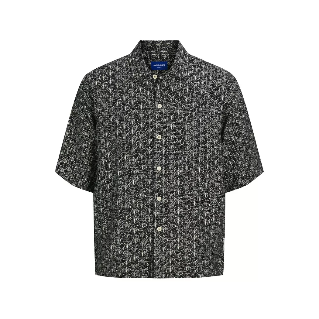 Jack & Jones - Hemd, kurzarm, für Herren, Black, Größe S