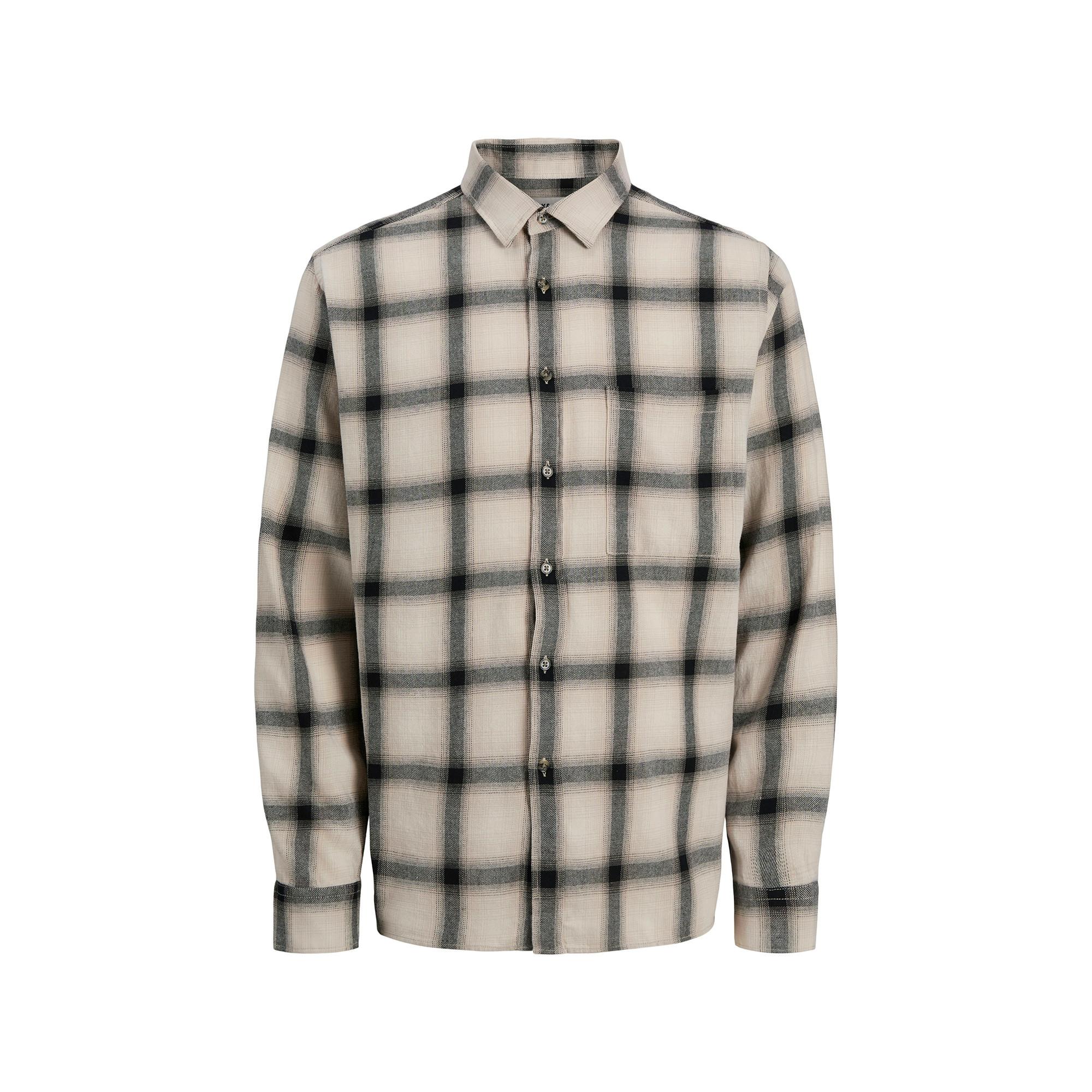 JACK & JONES JCOCONCRETE SHADOWCHECK SHIRT LS Chemise
 