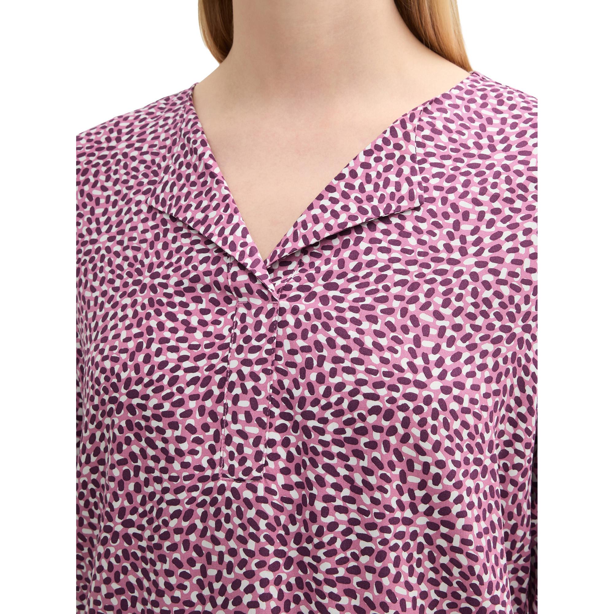 TOM TAILOR Chemisier Motif Manches 3/4  