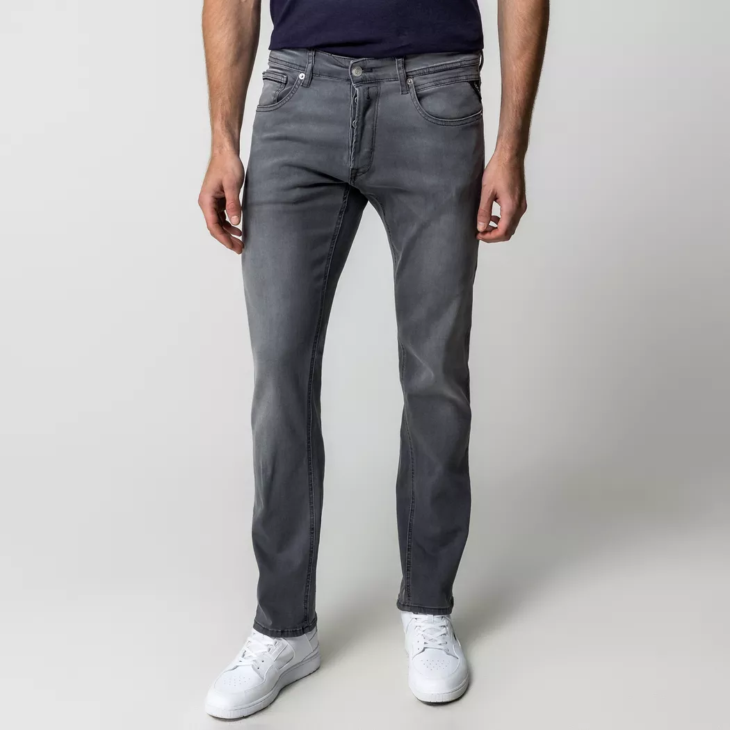Replay - Jeans, Straight Leg Fit, für Herren, Anthrazit, Größe W31/L32