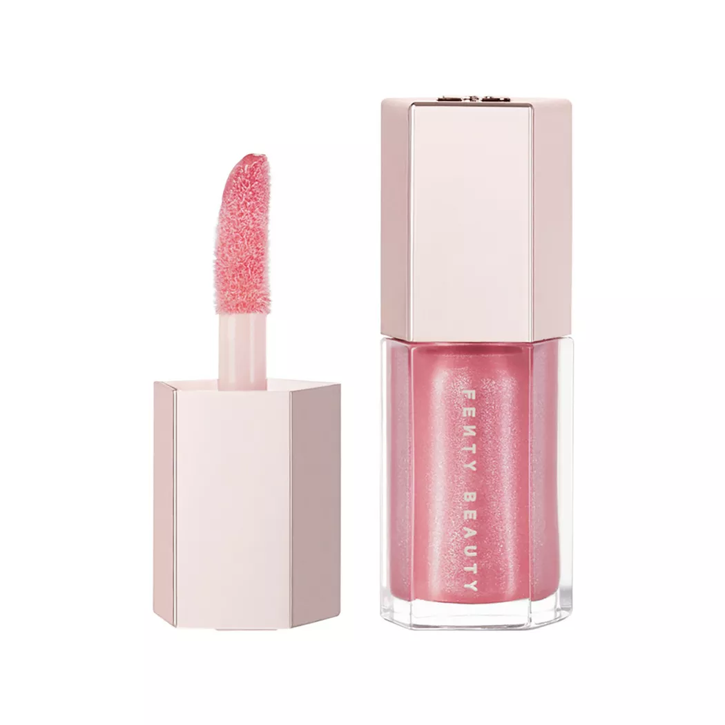 Fenty Beauty By Rihanna - Lipgloss mit Sheabutter, Mini Gloss Bomb Universal Lip Luminizer, 5.5 ml, Fu$$y