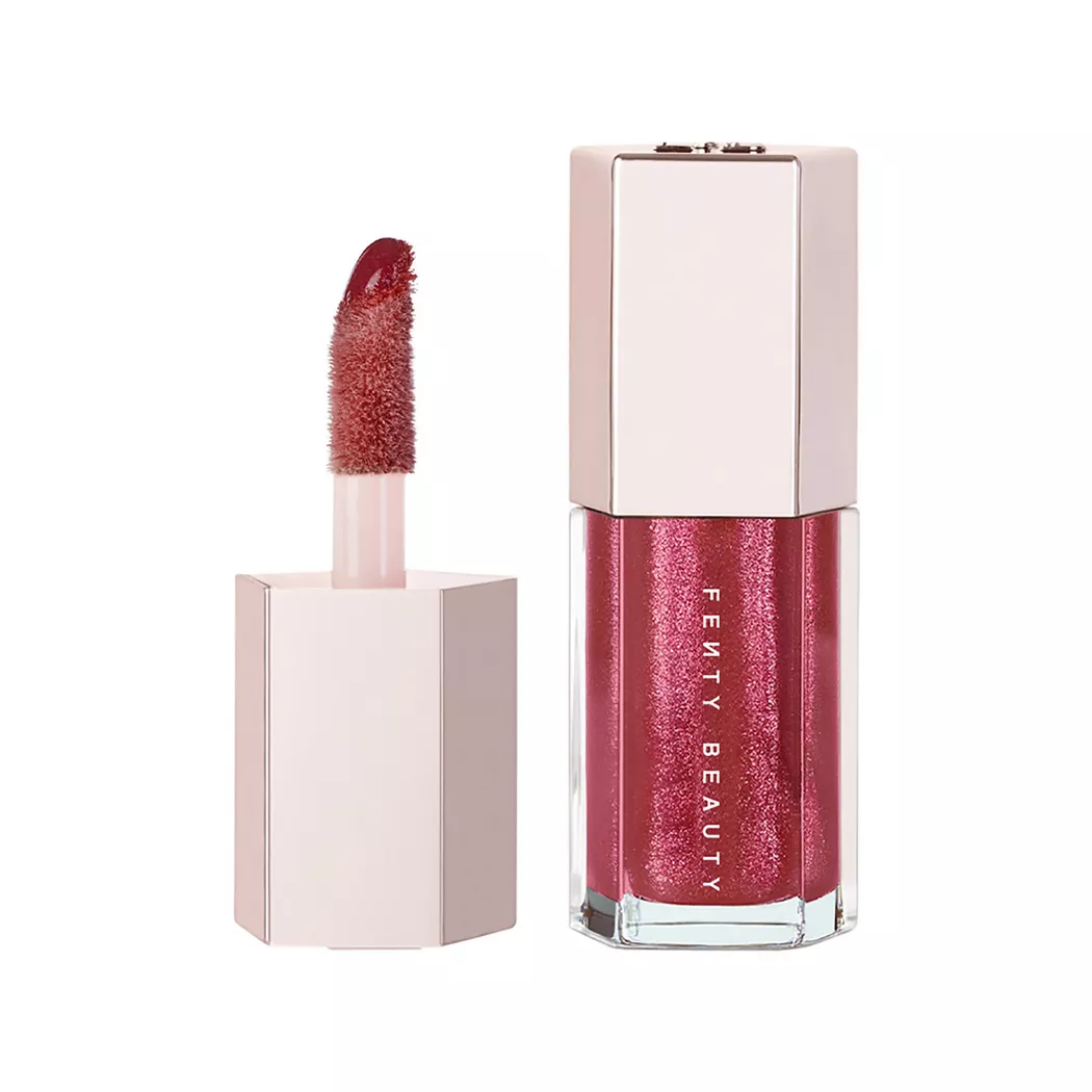Fenty Beauty By Rihanna - Lipgloss mit Sheabutter, Mini Gloss Bomb Universal Lip Luminizer, 5.5 ml, Riri