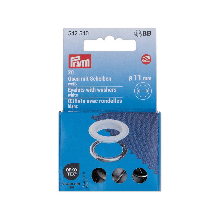 Prym Ösen mit Scheiben 