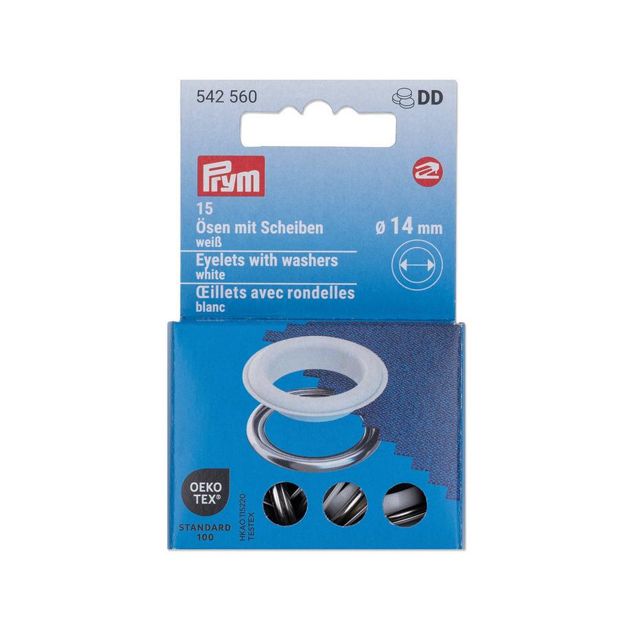 Prym Ösen mit Scheiben 