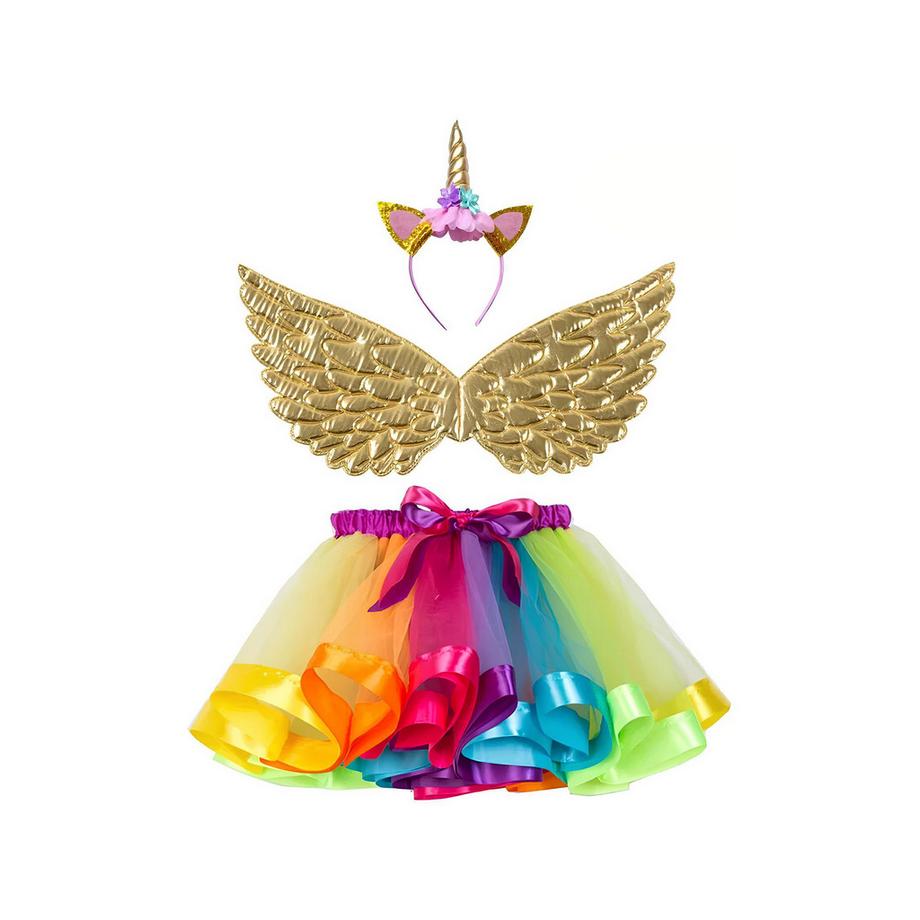 Cotillons D'Alsace  Set Licorne Tutu 3 pièces 