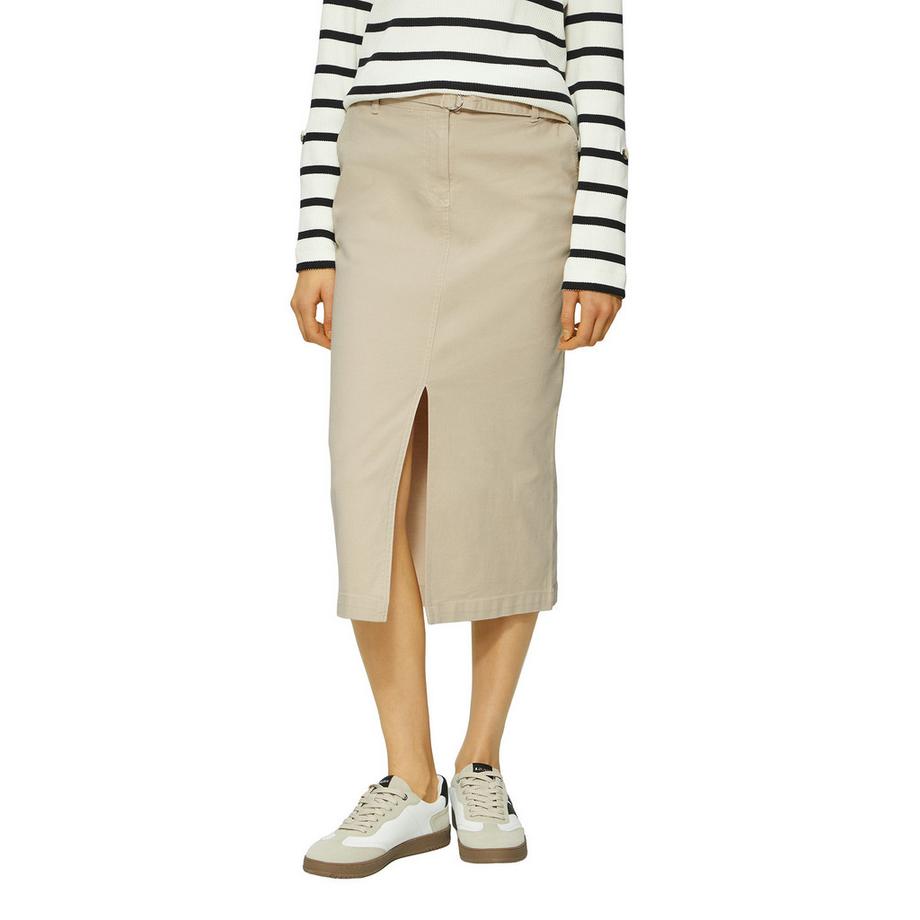 S. Oliver Red Label Gonna Midi in Twill con Cintura  