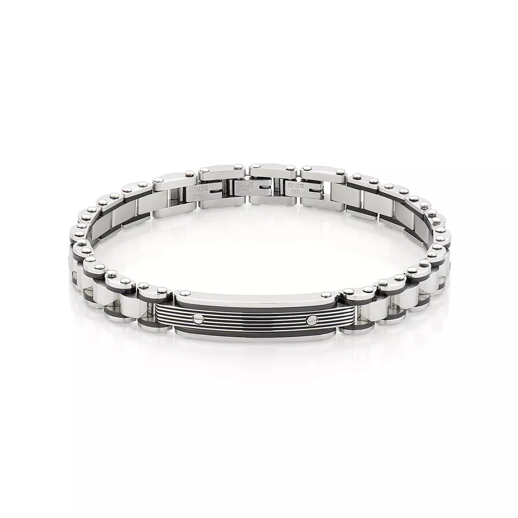 Amen - Armband, Men Steel, 21cm, Silber 3