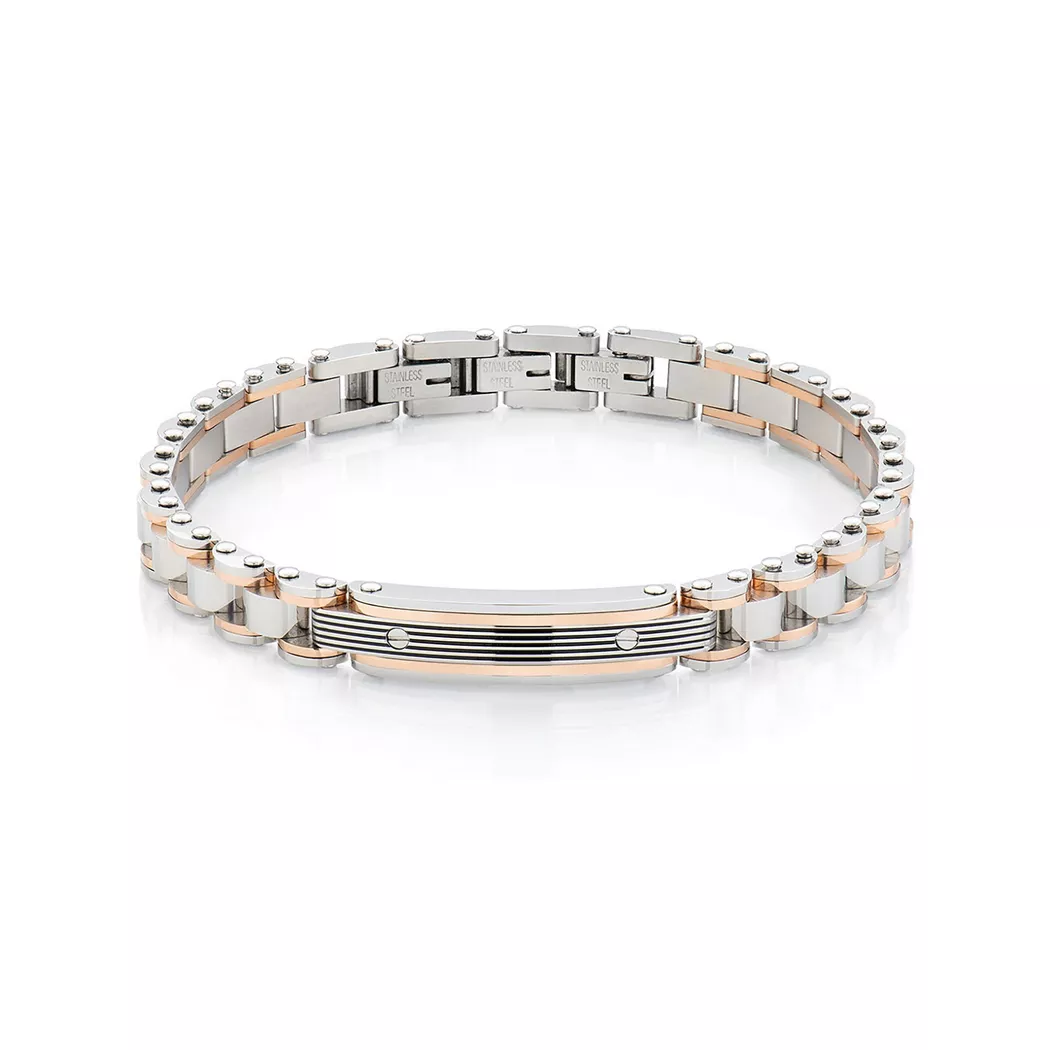 Amen - Armband, Men Steel, 21cm, Silber 5