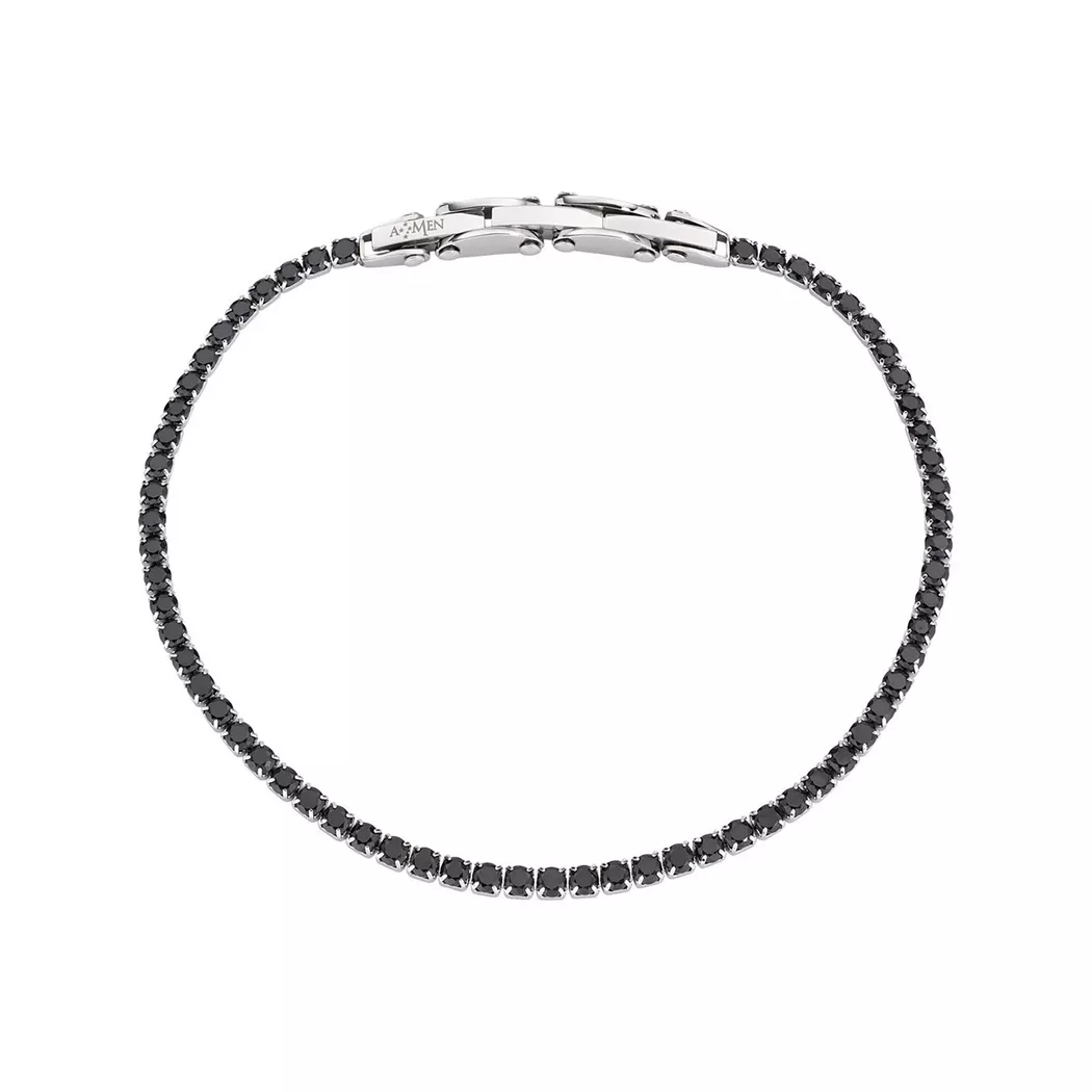 Amen - Armband, Men Steel, 19+2CM, Silber
