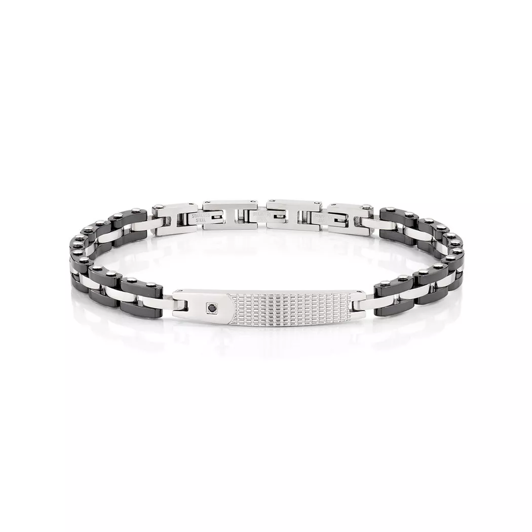 Amen - Armband, Men Steel, 19+2CM, Silber 4