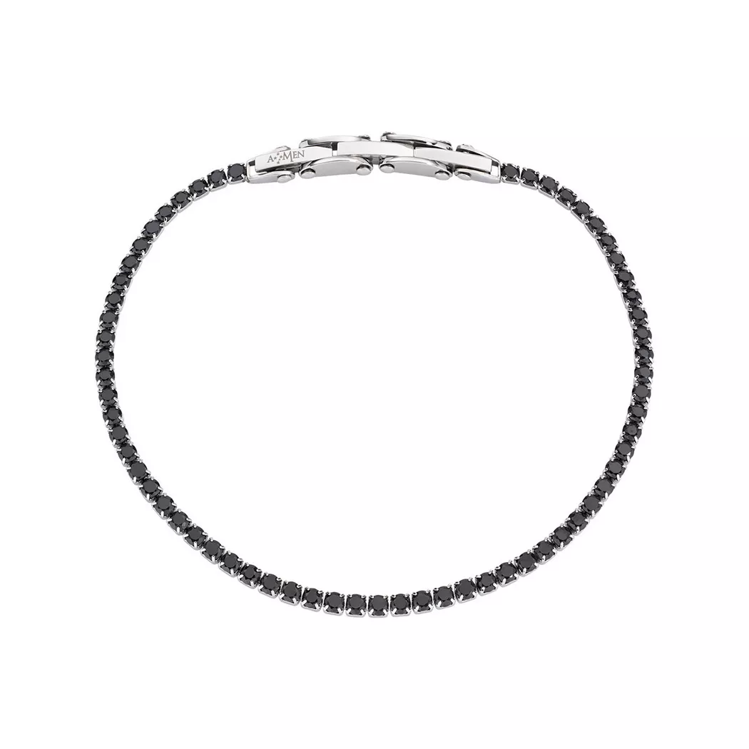Amen - Armband, Men Steel, 19+2CM, Silber 5