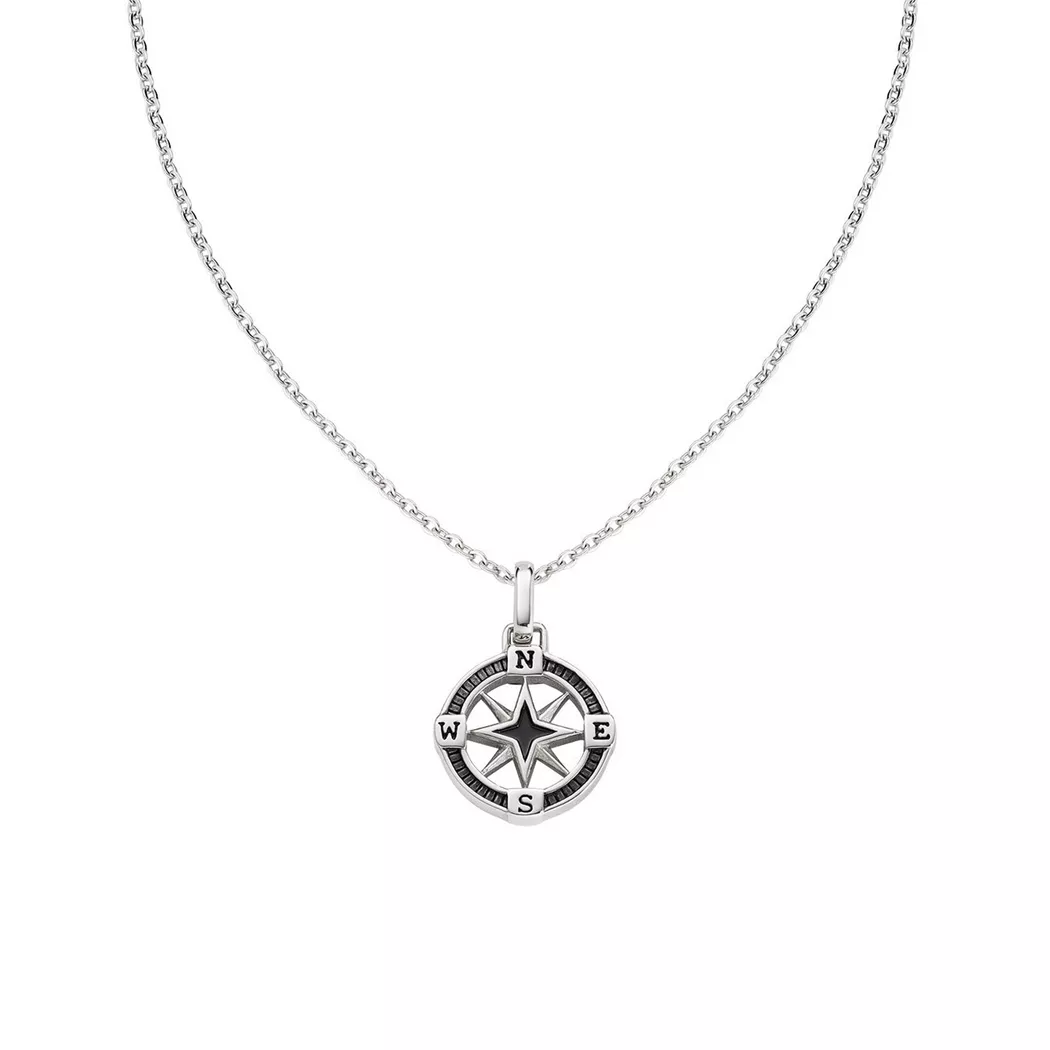 Amen - Halskette, Men Steel, 50.5CM, Silber 3