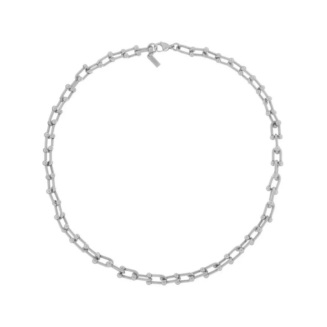 Amen - Halskette, Men Steel, 55.5CM, Silber 5