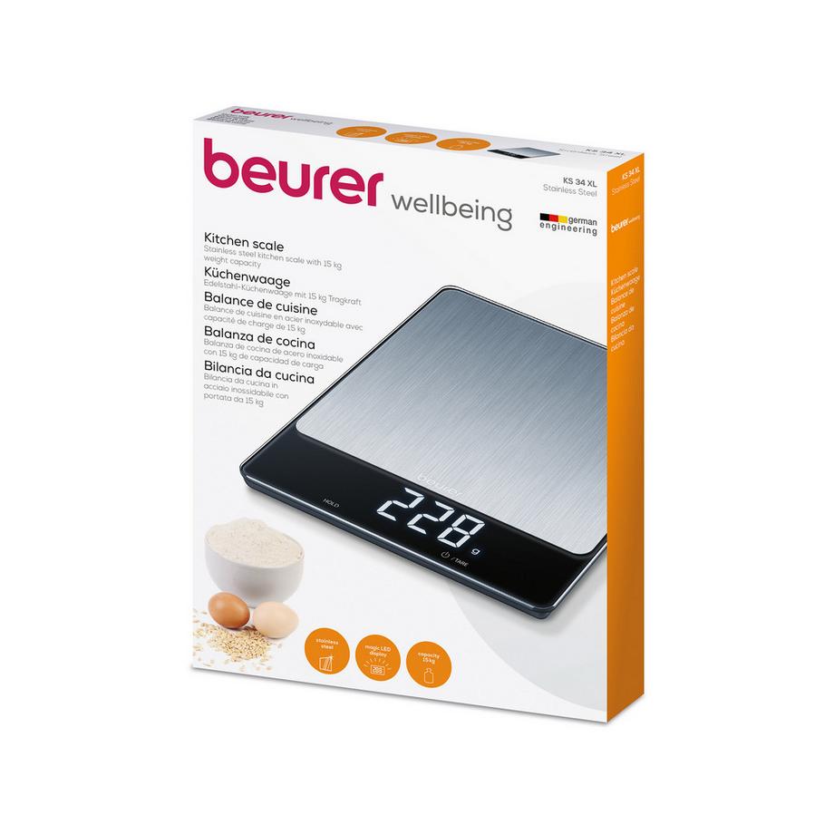 beurer Bilancia da cucina digitale KS34 XL 