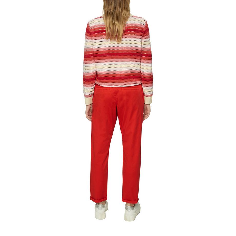 S. Oliver Red Label Pantalon Chino avec Ceinture Tressée  