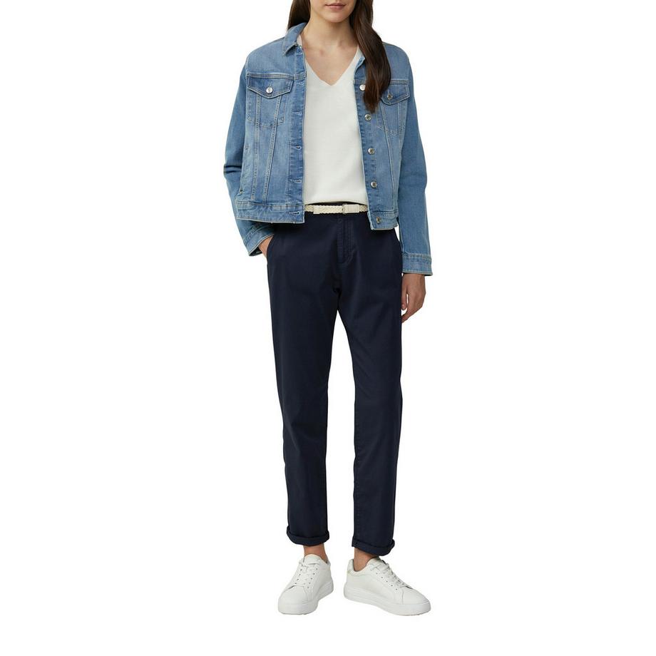 S. Oliver Red Label Pantalon Chino avec Ceinture Tressée  