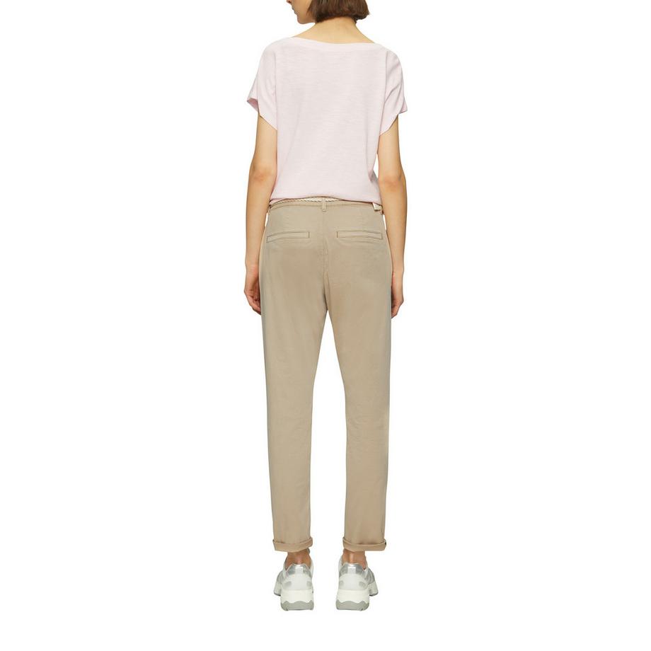 S. Oliver Red Label Pantaloni Chino con Cintura Intrecciata  