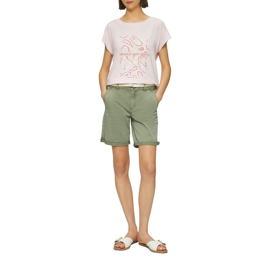 S. Oliver Red Label Damen Shorts mit Gürtel  