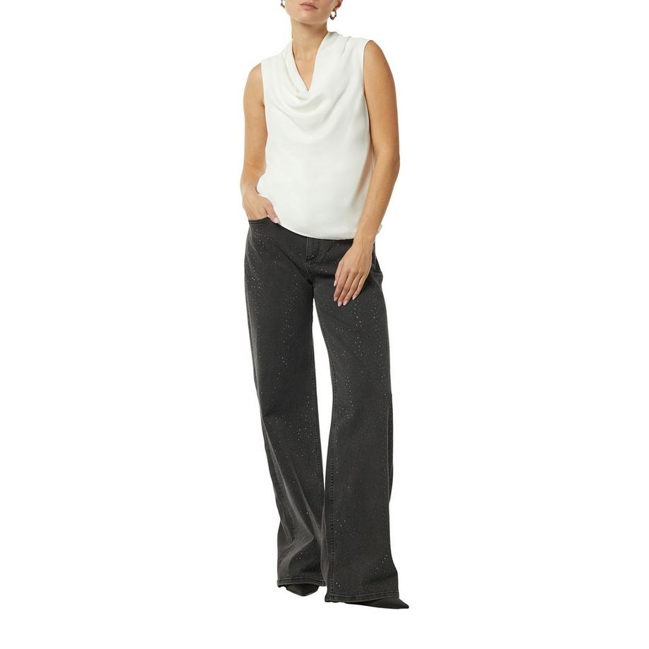 Comma Ärmelloses Cowl Neck T-Shirt  