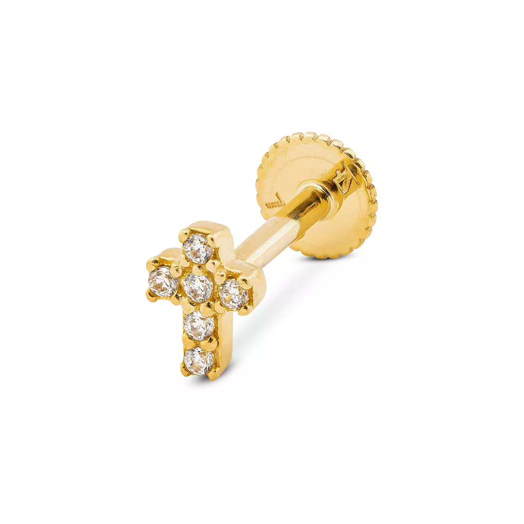 Studio Marquise - Piercing, One Size, Gelbgold 10